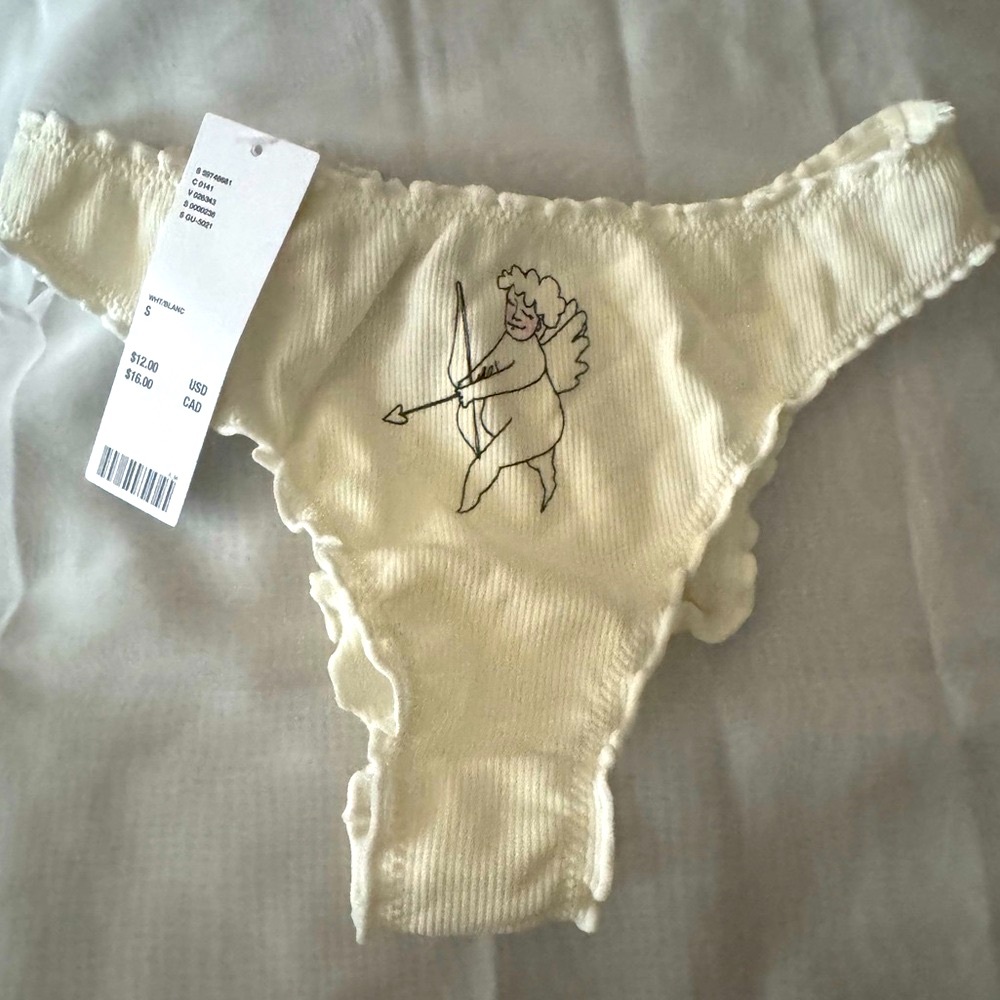 Urban Outfitters from out from under Angelic Cupid Design panty - NWT - Size S